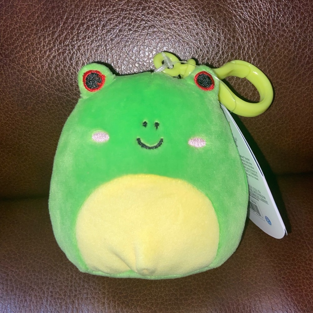 Squishmallow Wendy Frog clip-on 3.5” brand new with tags